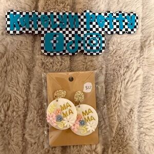 NEW HANDMADE CLAY EARRINGS